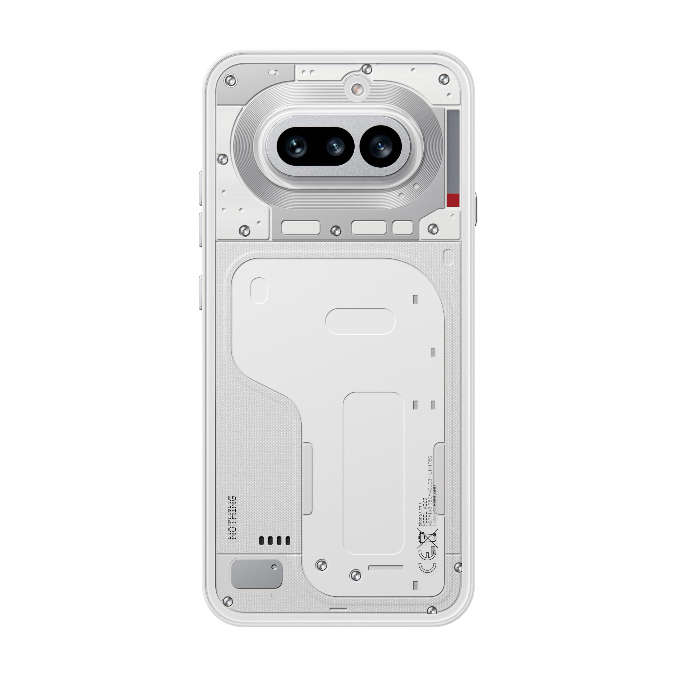 Nothing（ナッシング）Phone (4a) 8GB+256GB ホワイト スマートフォン / 1.5K AMOLED 120Hz / Snapdragon 7s Gen 4 / 50MP OIS ペリスコープ 3カメラ / 3.5倍光学ズーム 最大70倍ズーム / 5,080mAh / 50W急速充電 / Glyph Bar / IP64 / Nothing OS