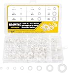 1050Pcs Flat Washers Set, 304 Stainless Steel Flat Washers for Screws, Assorted Sizes (M2 M2.5 M3 M4 M5 M6 M8 M10 M12) for Industrial Use