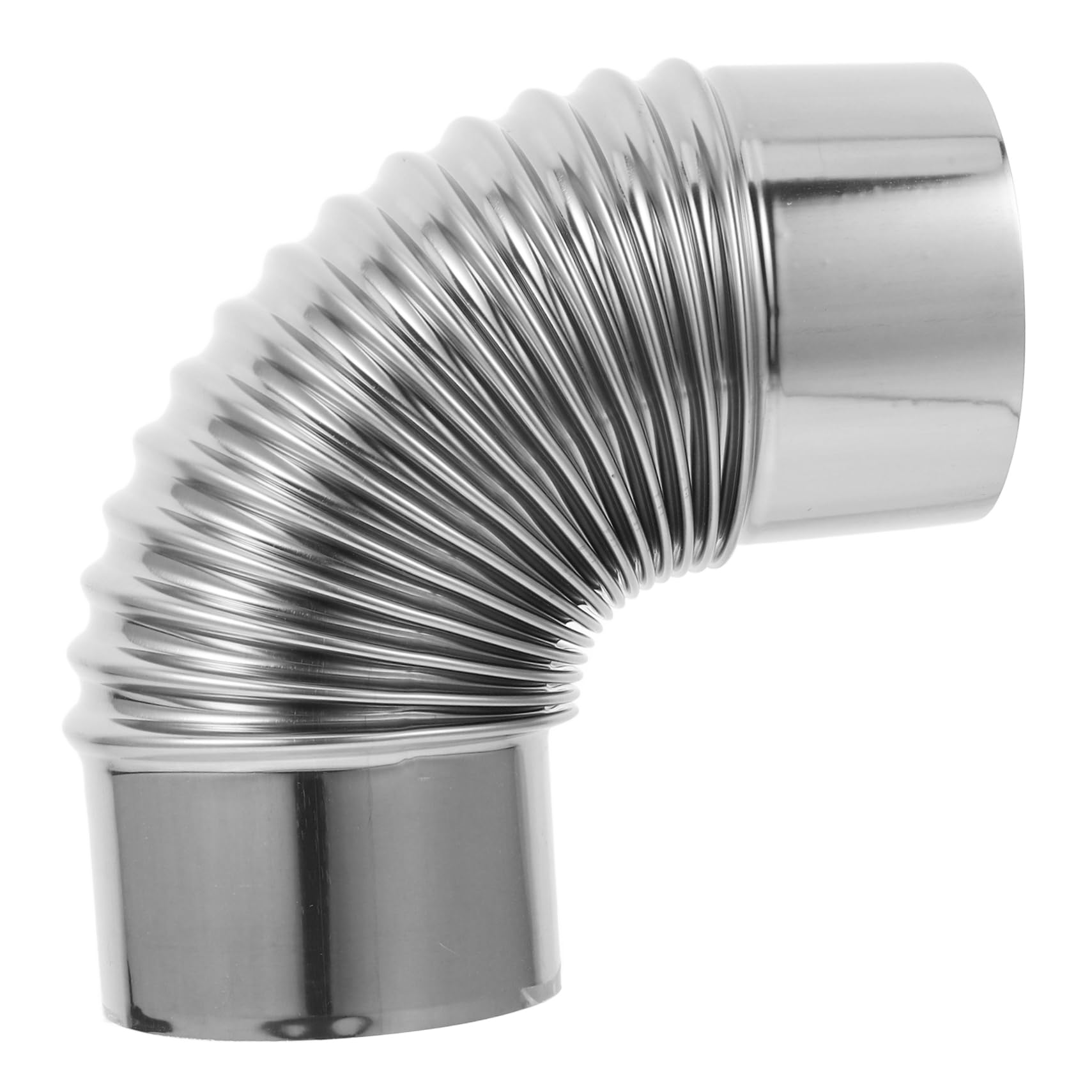 YFBCMXSKG Fireplace Chimney Flue Pipe Stainless Vent for Stove Aluminum Pipe Kit Quick Easy Installation