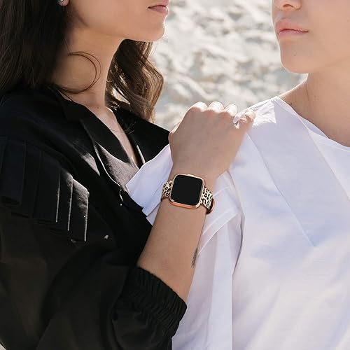 Miniatura 4 de Fintie Correas compatibles con Fitbit Versa 2  VersaVersa Lite, correa de repuesto de cuero genuino, accesorios de correa de repuesto