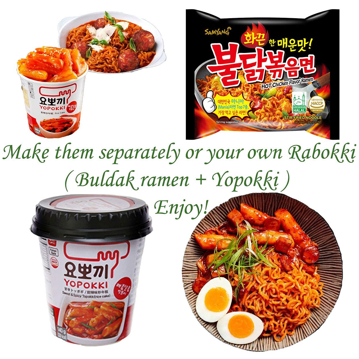 Journey of Asia "Seri's Choice KOREAN Ramen Box" 3 Buldak Ramen