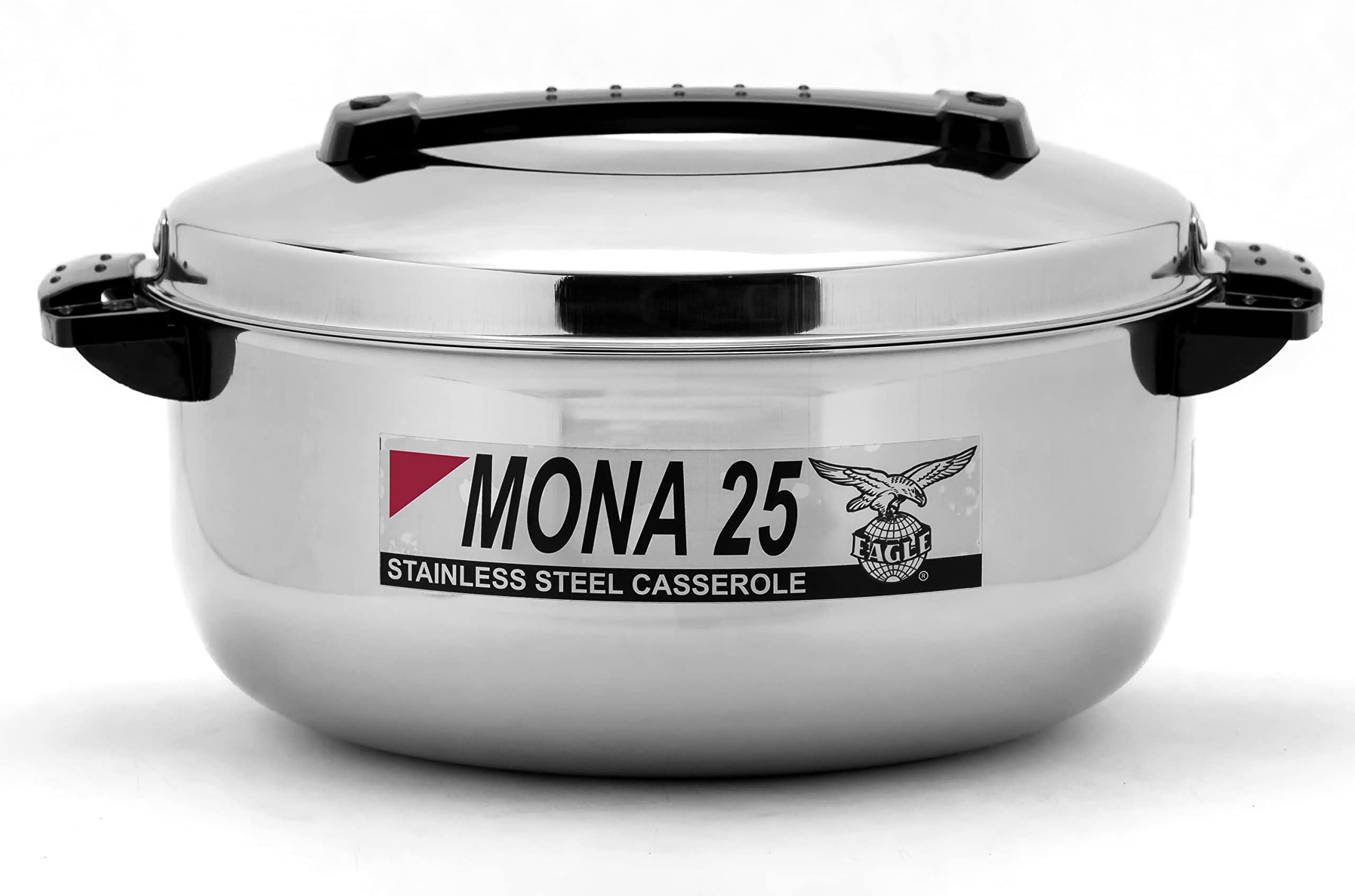 Eagle Mona Stainless Steel Thermoware Casserole (2500ML)