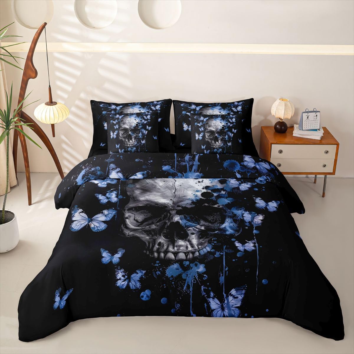 Loussiesd Krawatte-Farbstoff - Juego de ropa de cama individual (7 piezas
