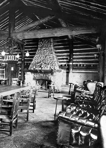 Alaska Log Cabin Nthe Interior Of The Log Cabin Club In Nome Alaska Fotografía C1900-1923 Póster impreso por (24 x 36)