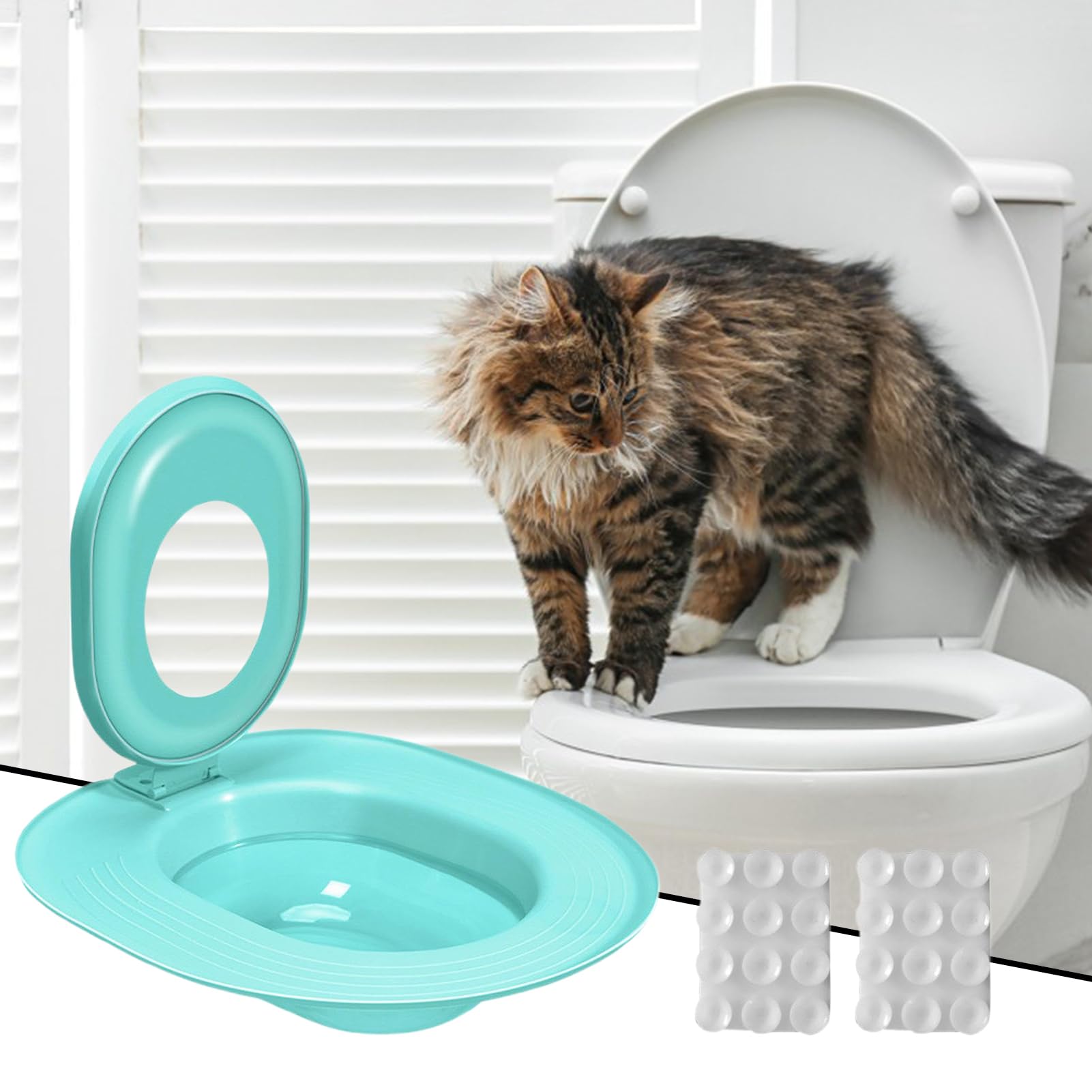Addestratore Per Water Per Gatti | Sediolino Educativo Per Gattini | Antigoccia e Antiadrente Per Appartamento Bagno Casa