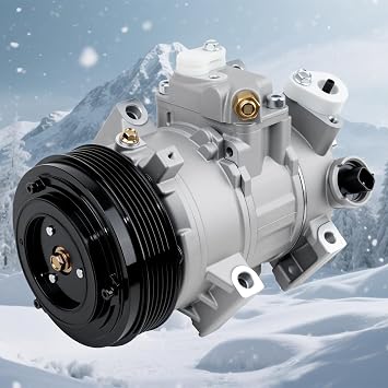 88310-02510 Air Conditioning AC Compressor with Clutch Compatible with Toyota Corolla 2009-2010 1.8L, Matrix 2009-2012 1.8L, Scion xD 2008-2014 1.8L Replaces# 88310-1A660, 88310-1A740,67328,68328.