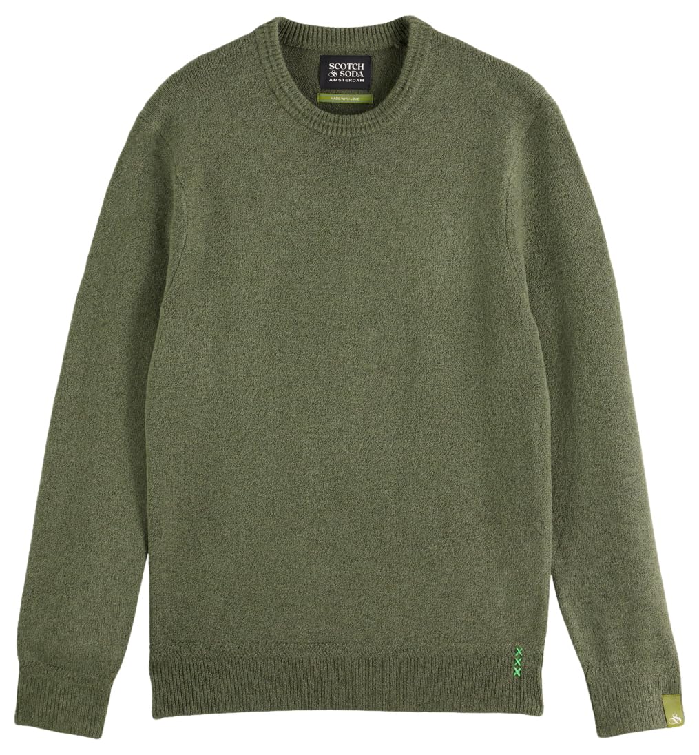 Scotch & Soda Herren Soft Knit Regular Fit Crew Neck Crewneck Pullover