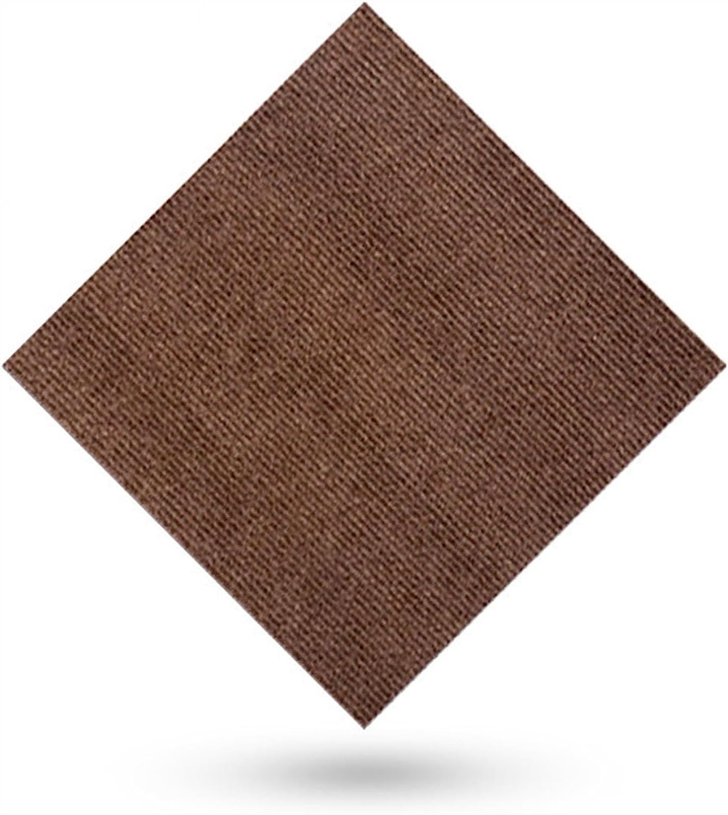 Cxvhsertwr Brown Carpet Squares, Carpet Tiles Peel And Stick Anti-Slip Square Carpeting Home(,16Pcs 50 * 50Cm)