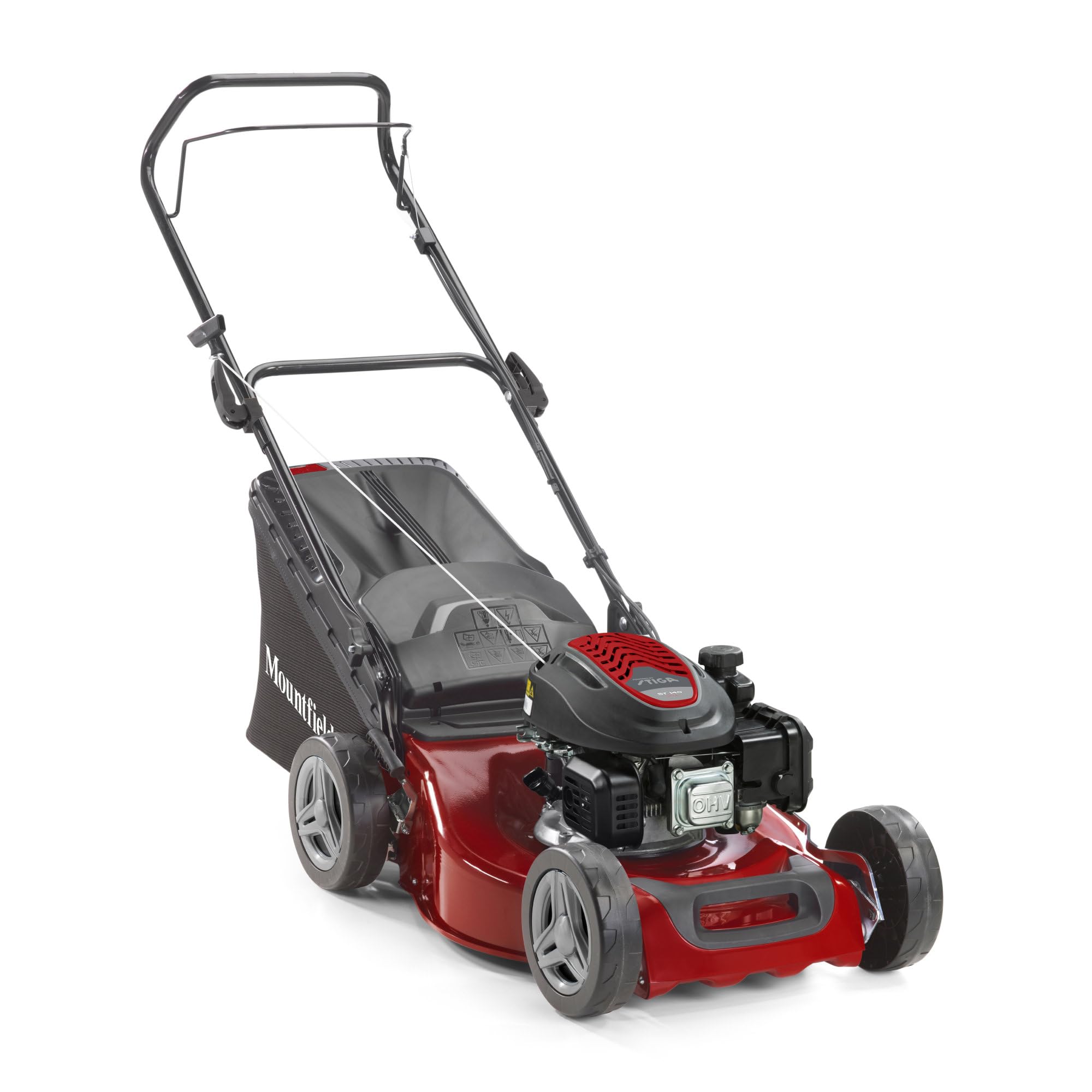 Mountfield HP185 Hand Propelled Lawnmower ST140 OHV 139cc 46cm Blade Cut