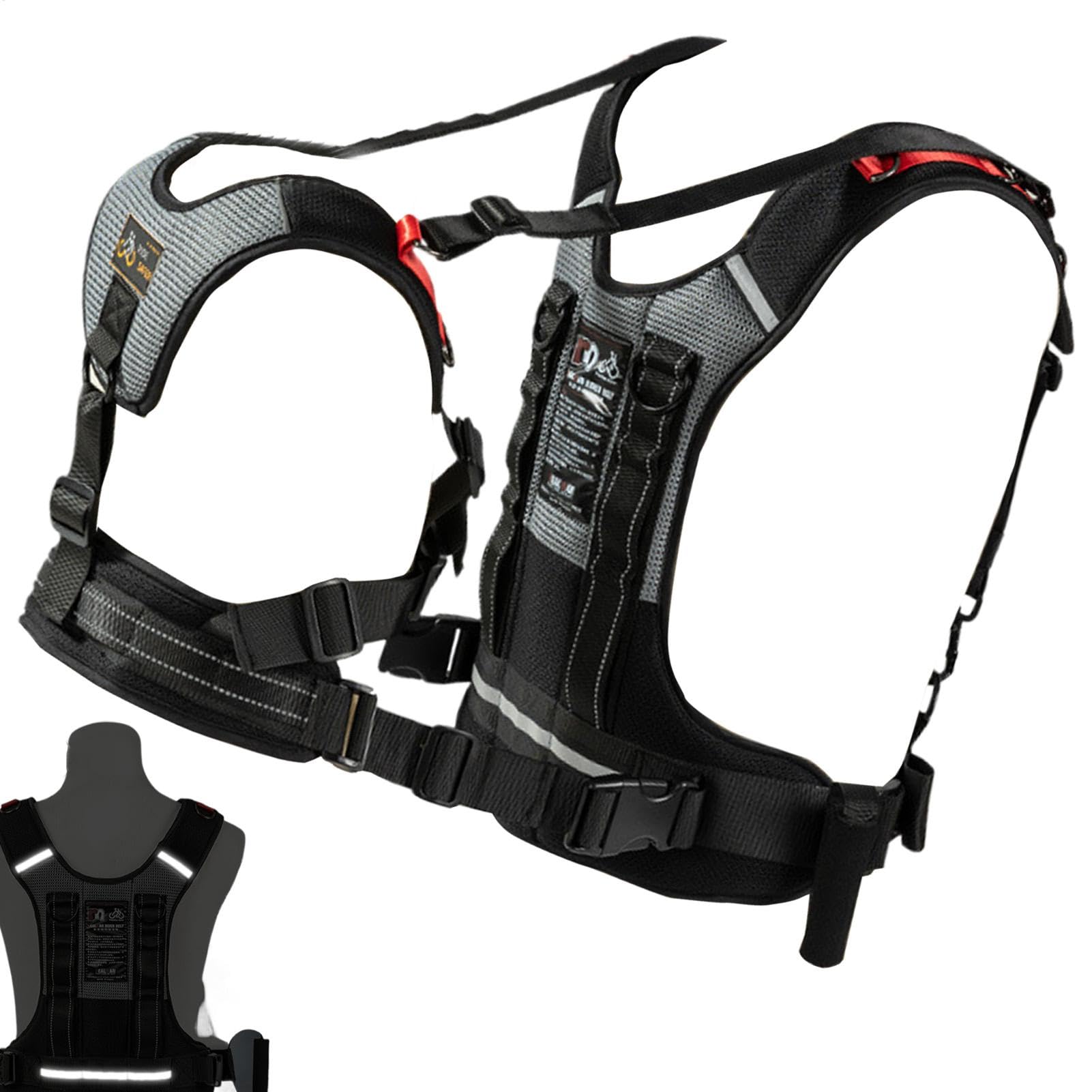 Arnés De Moto Infantil Cinturón Flexible de Seguridad para Niño Pasajero en | Ajustable Protección del Pasajero Infantil al Montar en Motocicleta