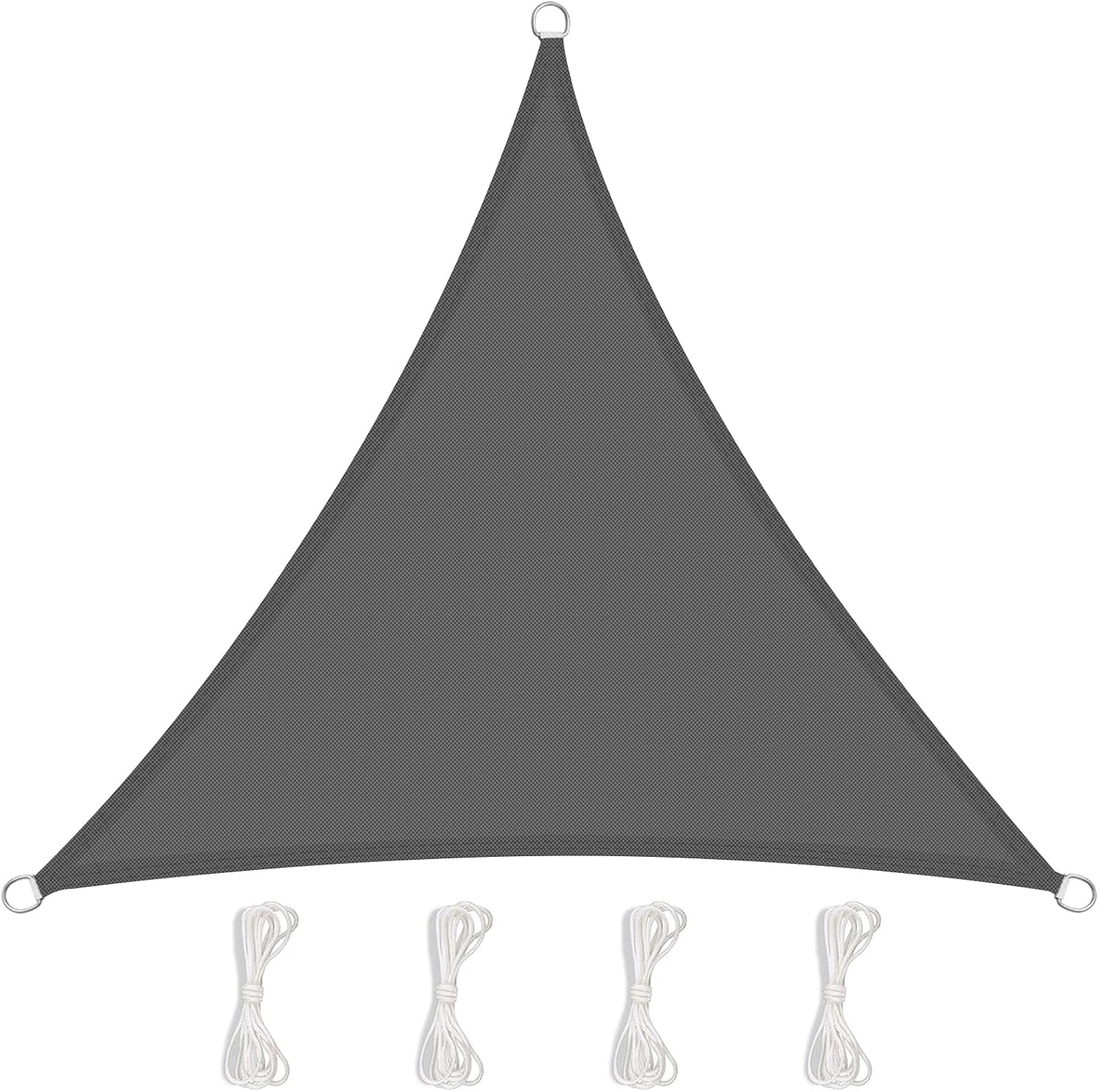 Sunnest Life Sun Shade Sail 6x6x6 m Garden Balcony with Mounting Ropes