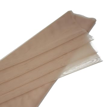 1/2 Yard Swiss Lace Net Wig Lace for Wig Making Foundation Wigs Closure Accessories (Beige)