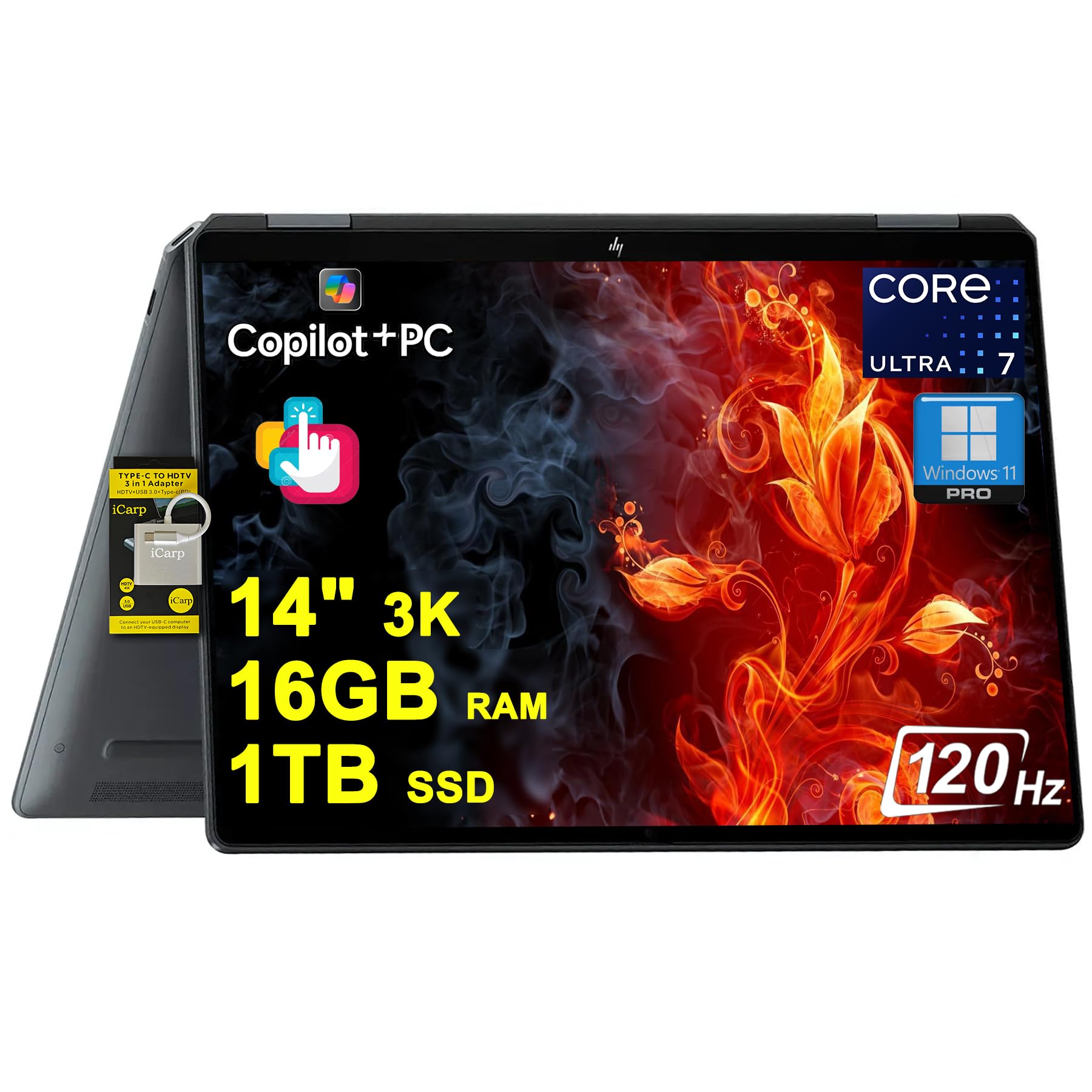 Amazon.com: HP OmniBook Ultra Flip 2-in-1 Laptop 14
