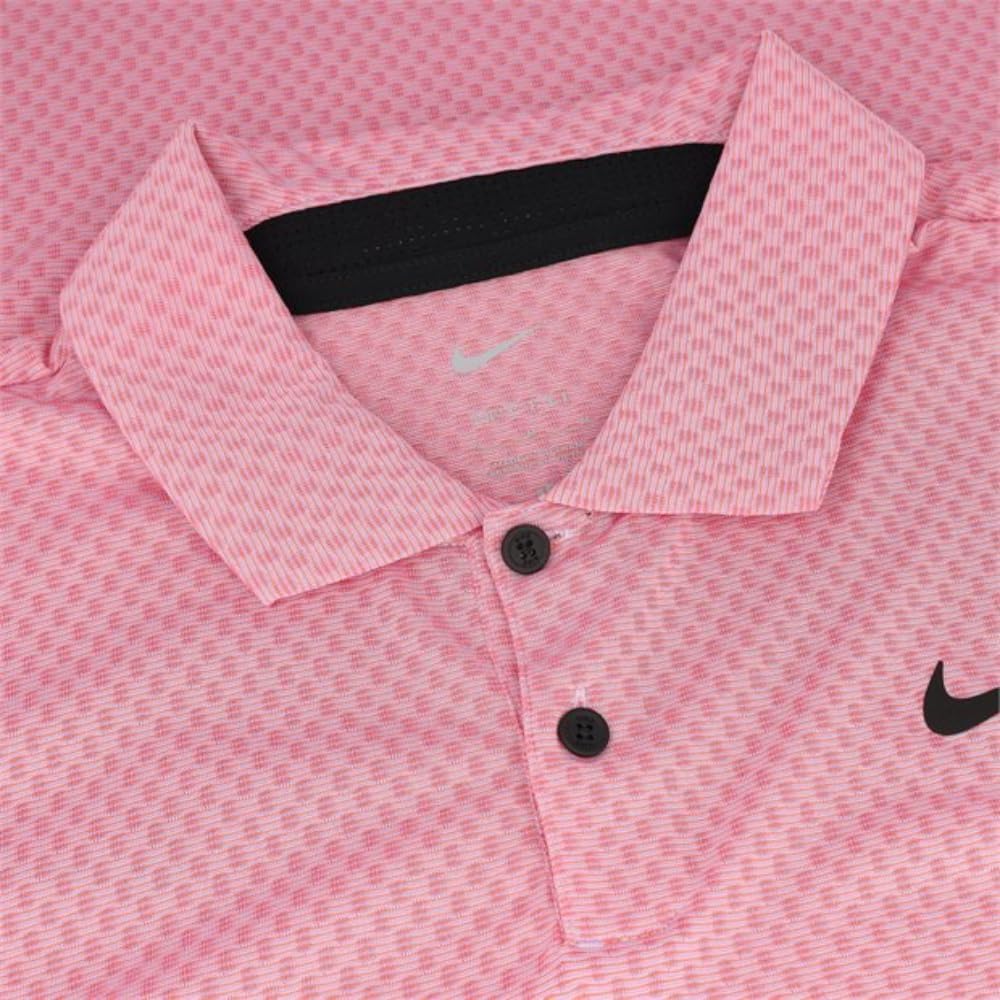 Nike Golf Dri-Fit Tour Micro Print Shirt Light Armory Blue 440