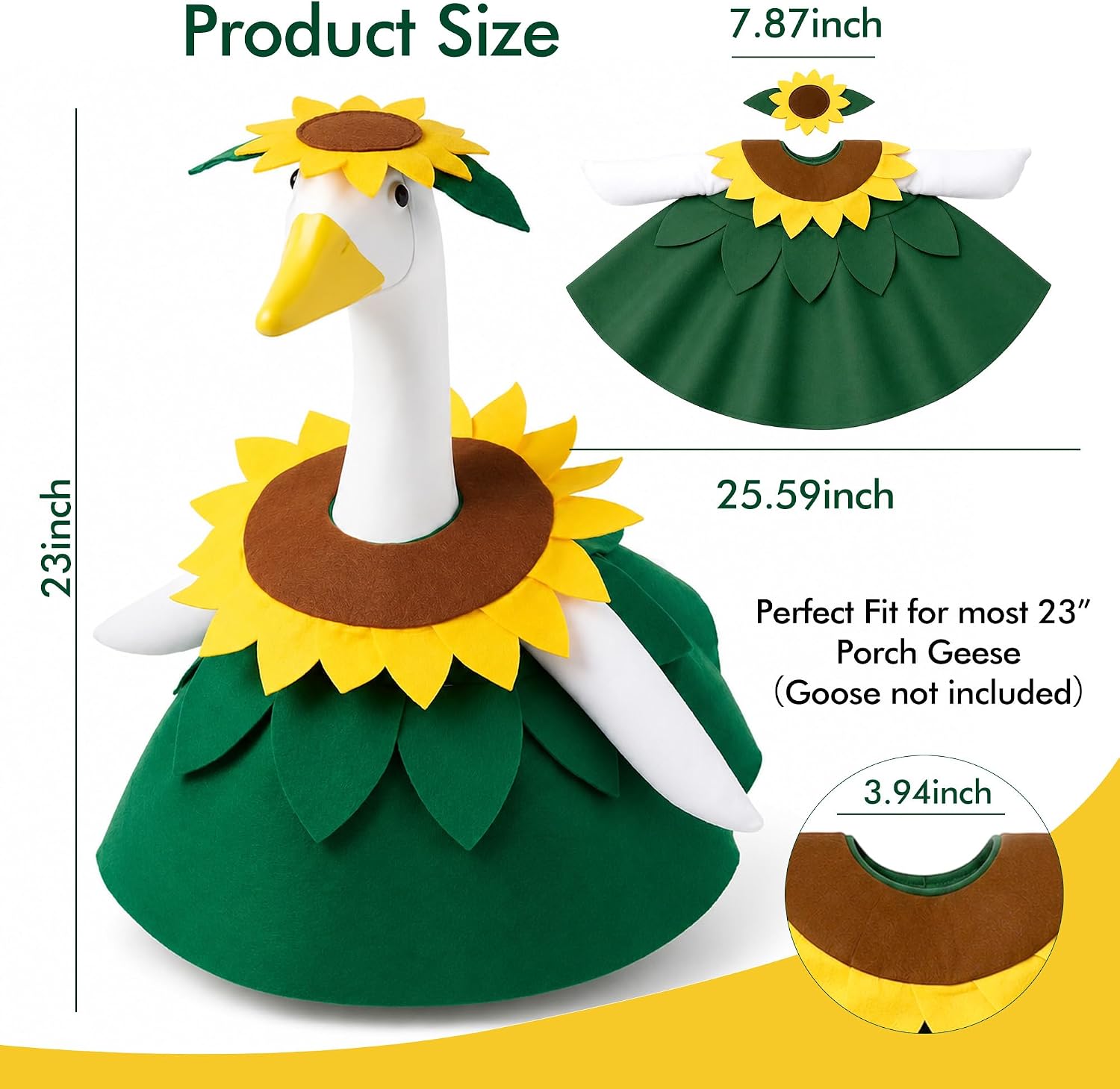 Porch Goose Outfit for 23” Goose Porch Goose Clothes image 3