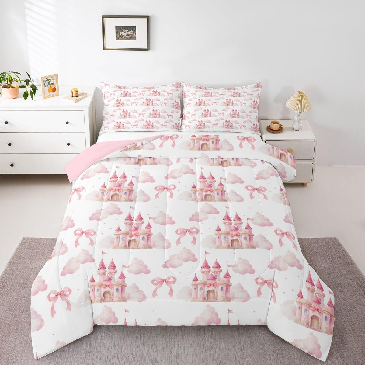 Personalized Initial Comforter Set - Twin Size -21
