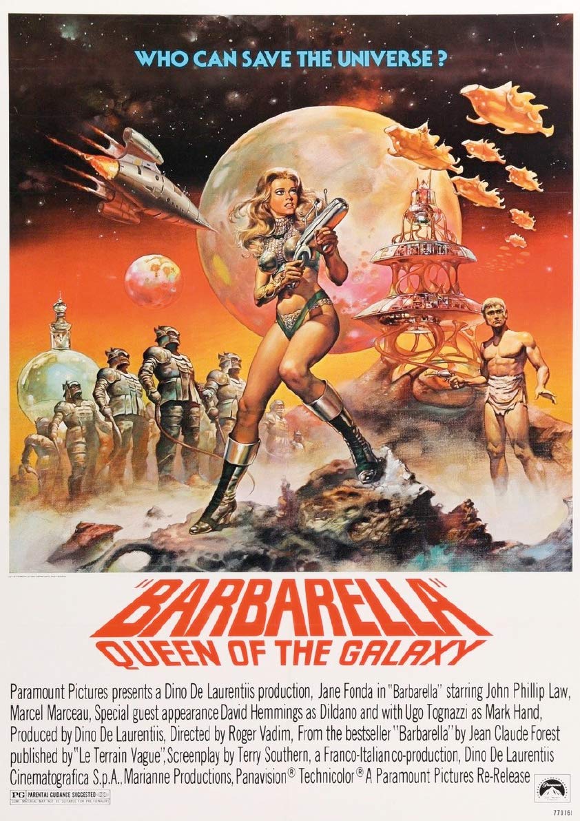 Printshop Barbarella Movie Poster - A1 Or A2 (A2 (594Mm X 420Mm))