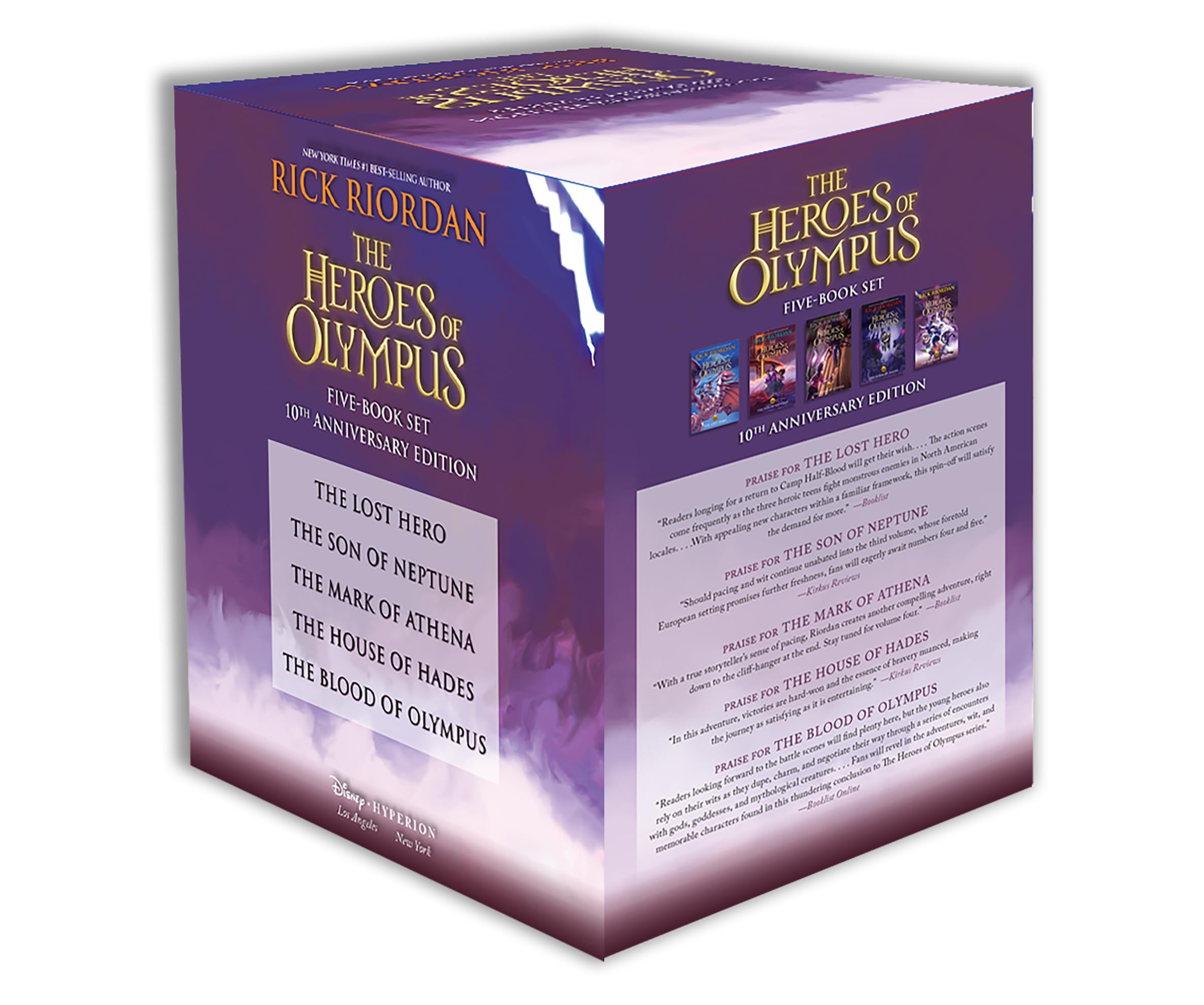 The Heroes of Olympus: The Lost Hero / the Son of Neptune / the Mark of Athena / the House of Hades / the Blood of Olympus