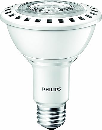 Philips Philips 430124 12-Watt (75-Watt) AirFlux PAR30L LED Warm White (2700K) Flood Light Bulb, Dimmable