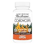 Host Defense Cordyceps Capsules - Immune & Energy Support Supplement - Kidney Health Supplement with Cordyceps - Fitness Support Supplement to Aid Oxygen Uptake - 60 Capsules (30 Servings)*