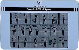 Great Call Athletics | Basketball Signal Card | NFHS NCAA Premium Thick Rounded Corners UV Laminate Coating | 5x3 | Referee Official