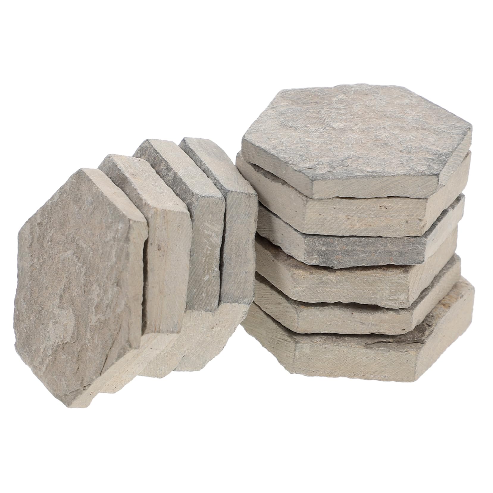 ibasenice 10pcs Snake Hide Hideout Basking Platform for Aquatic Turtles Reptile Tank Background Reptile Terrarium Decor Reptile Climbing Decor Plate Rock