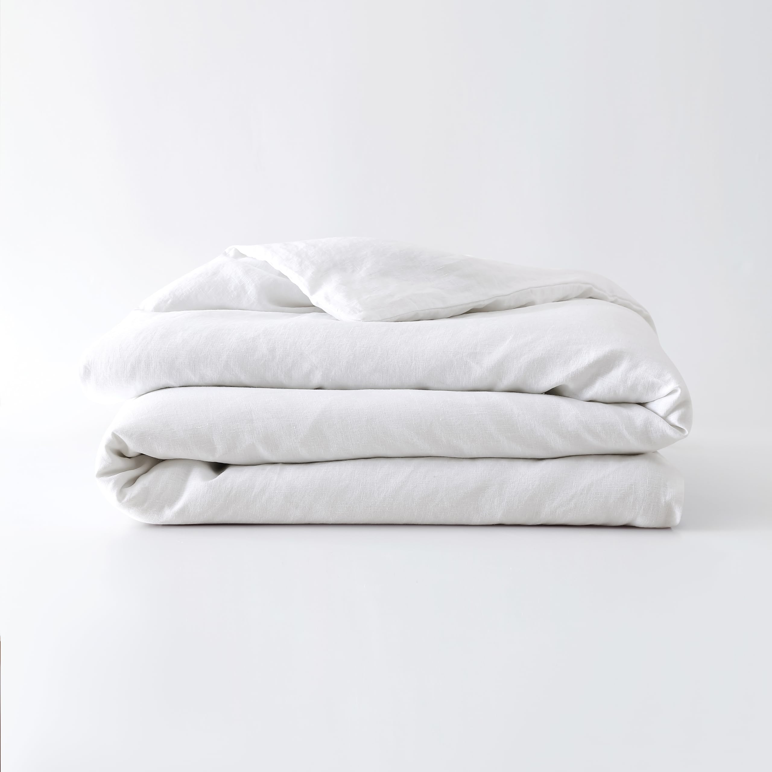 Copripiumino in lino naturale per coperte pesanti