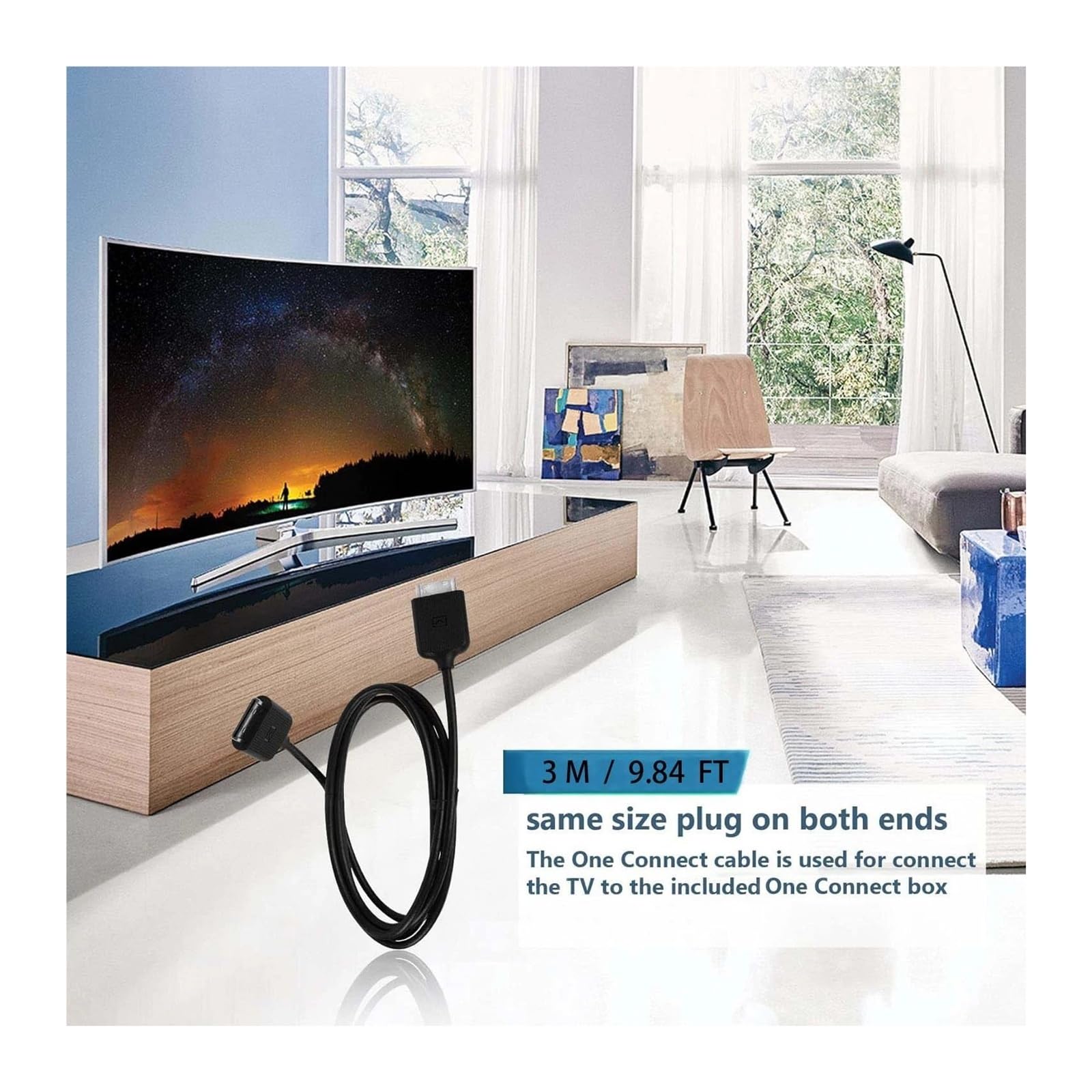 KLUfo 3M BN39-02210A BN39-02248A BN81-13268A BN39-02210C BN39-02248B kabel przyłączeniowy jest do telewizora UN49KS7000FXZX UN55KS8000FXZC