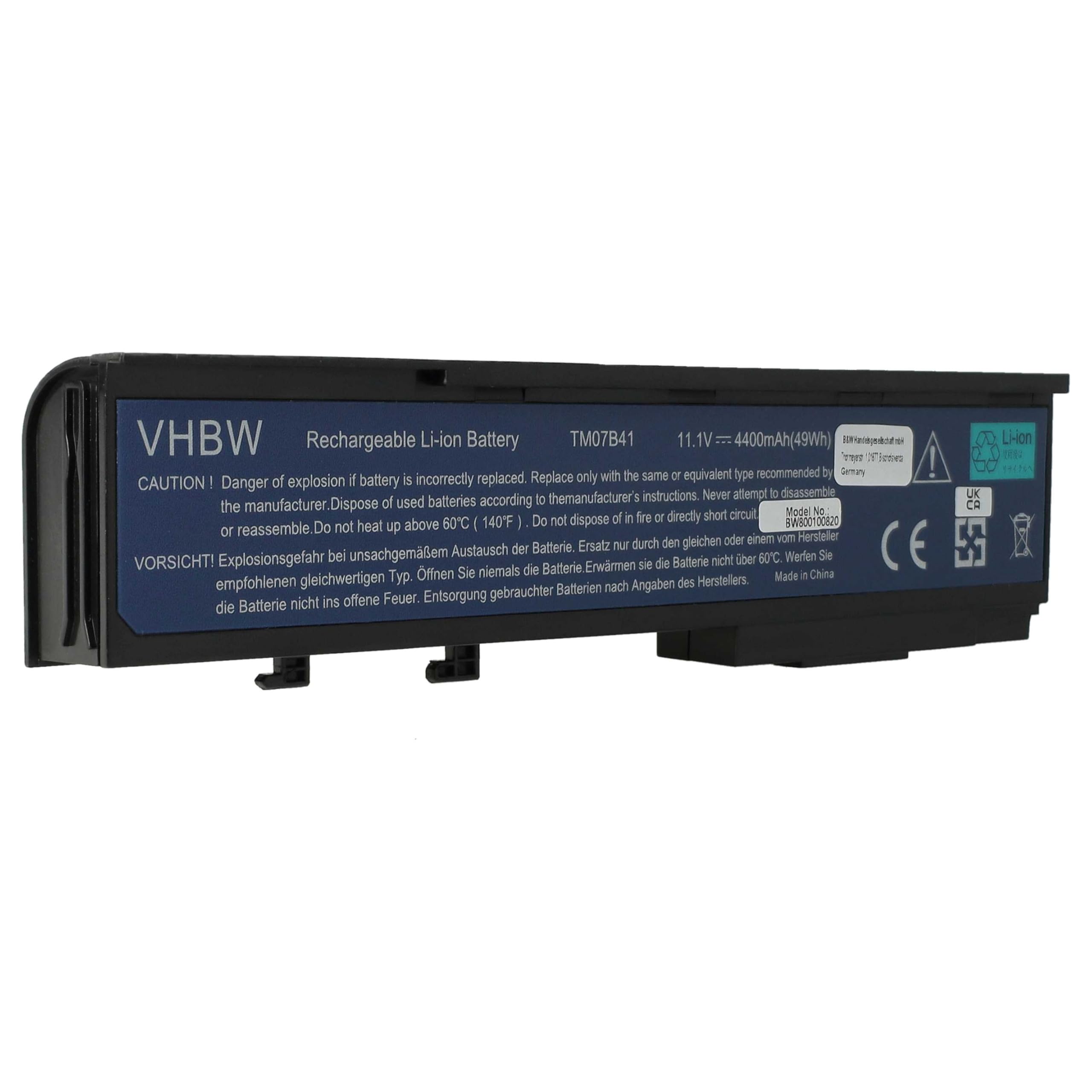 Batteria Li-Ion Per Acer Z160 – 3,7V 1250mAh, Ricambio Compatibile - 2