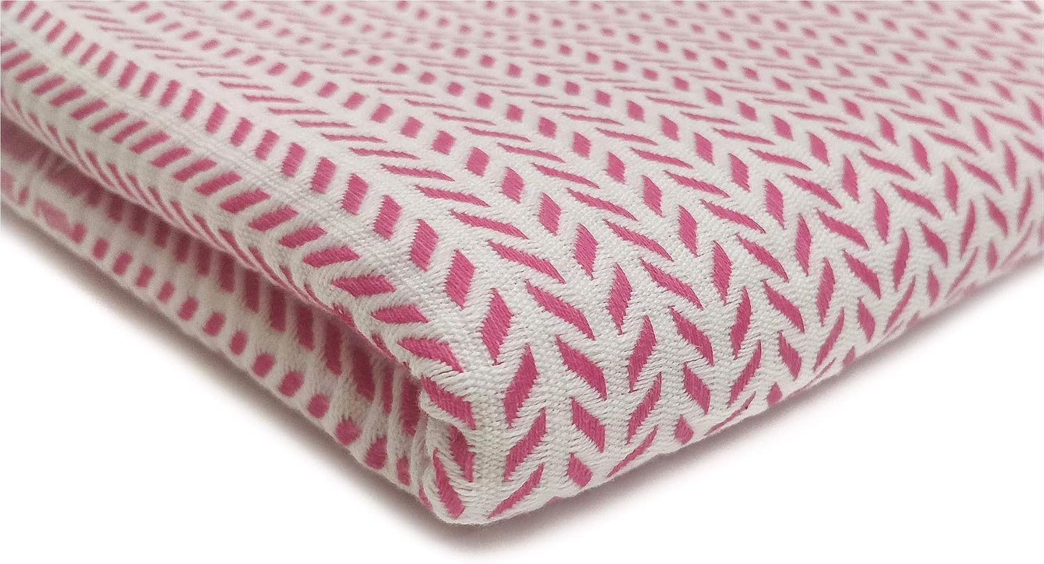 AVKA Studio Indian Bath Towels Quick Drying Boho Chic Cotton Handloom Indian Towels 30x60 Inches Set of 2