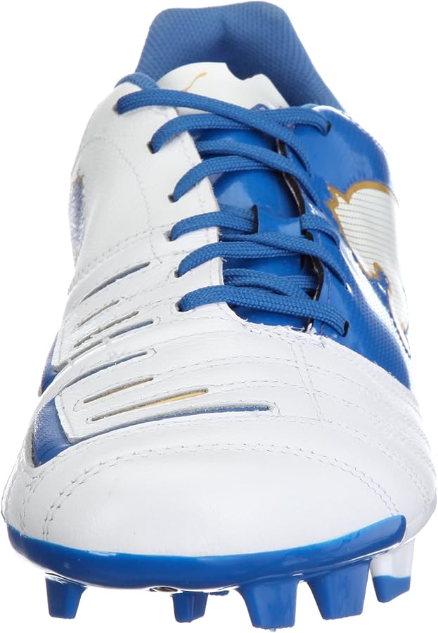 PUMA Men's Powercat 3.12 Fg Soccer Boots, White Royal Team Gold 01