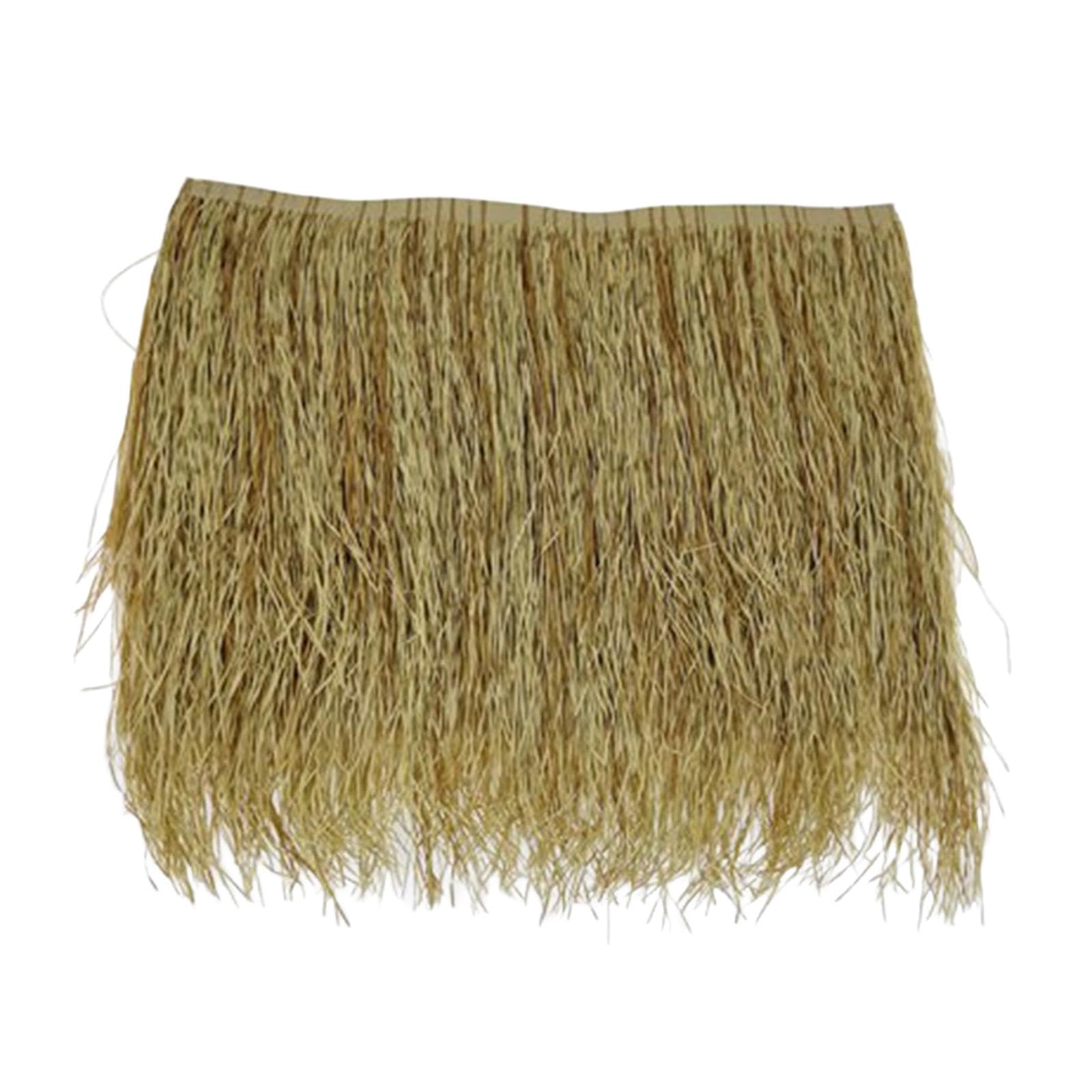 CLUB BOLLYWOOD® Palm Thatch Roll Straw Mats Straw Roof Thatch for Party Fence Patio Umbrella C Flame Retardant| Yard, Garden & Outdoor Living | Synthetic Grass'|1 Palm Thatch Roll-image-17