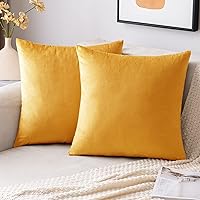 Vista 93 de EMEMA Paquete de 2 fundas de almohada de terciopelo, decorativas, cuadradas, suaves, sólidas, para sofá, dormitorio, silla o automóvil, 18 x 18 Gris