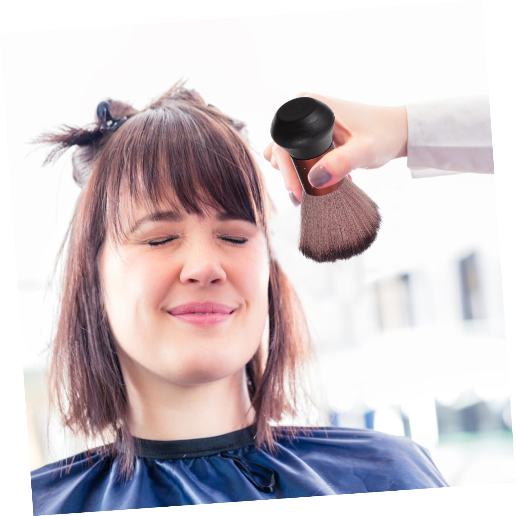 VALICLUD Mini Hairbrush Barber Neck Duster Brush Hair Cutting Brush Cleaner for Men