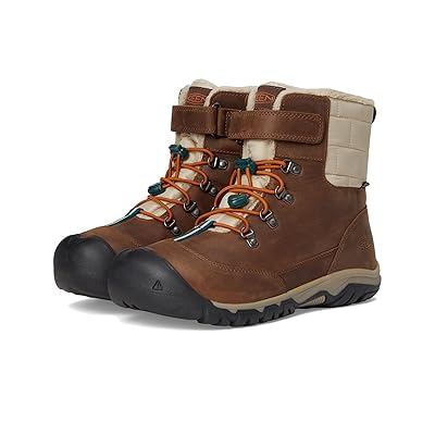 KEEN Kids Kanibou Waterproof (Little Kid/Big Kid) Kids Shoes Dark Earth/Roasted Pecan