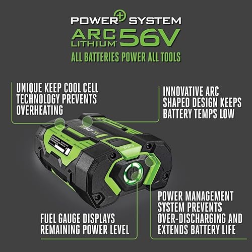 Miniatura 4 de EGO Power+ BA1400T - Batería de 2,5 Ah con medidor de combustible y cargador CH3200 de 320 W