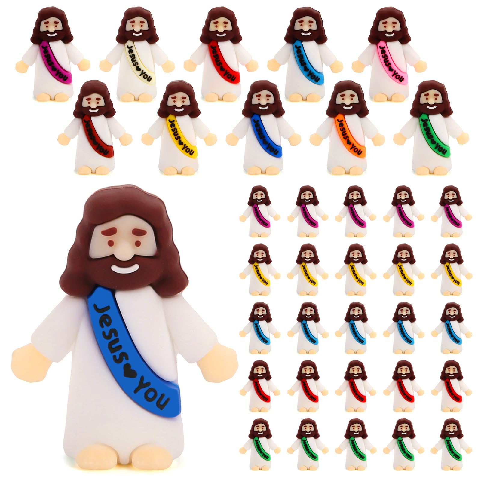 Figurines de petit Jésus à cacher et à chercher pour animer un groupe d'enfants