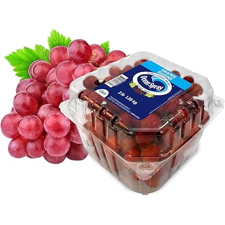 Fresh, Green Grapes - Sweet and Seedless