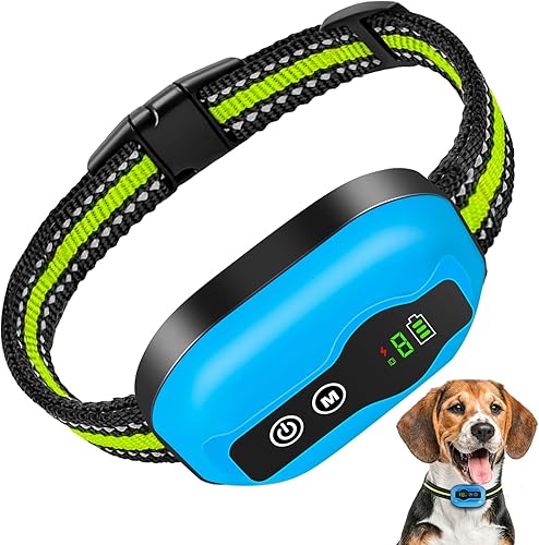 Collar de ladrido de perro recargable con vibración de pitido y choque IP67 impermeable juego de collar eléctrico para perros pequeños medianos y