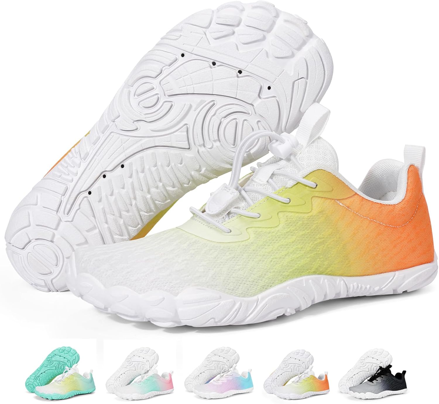 Hike Barefoot Shoes Women Men Footwear, Wide Toe Box Water Shoes, Quick-Dry Zero Drop Comfortable & Non-Slip Pro Barefoot Beach Swim Minimalist Grounding Shoe for Walking Hiking