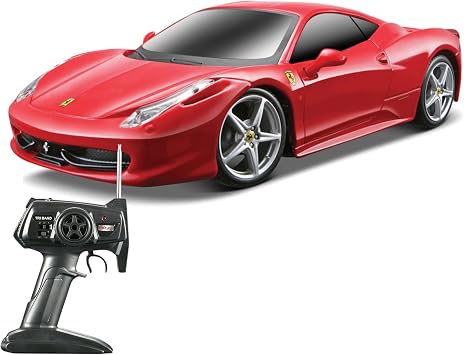 Braha Ferrari 458 Italia RC Car 114 Scale Remote Control Vehicle with Full Functionality & Realistic Design