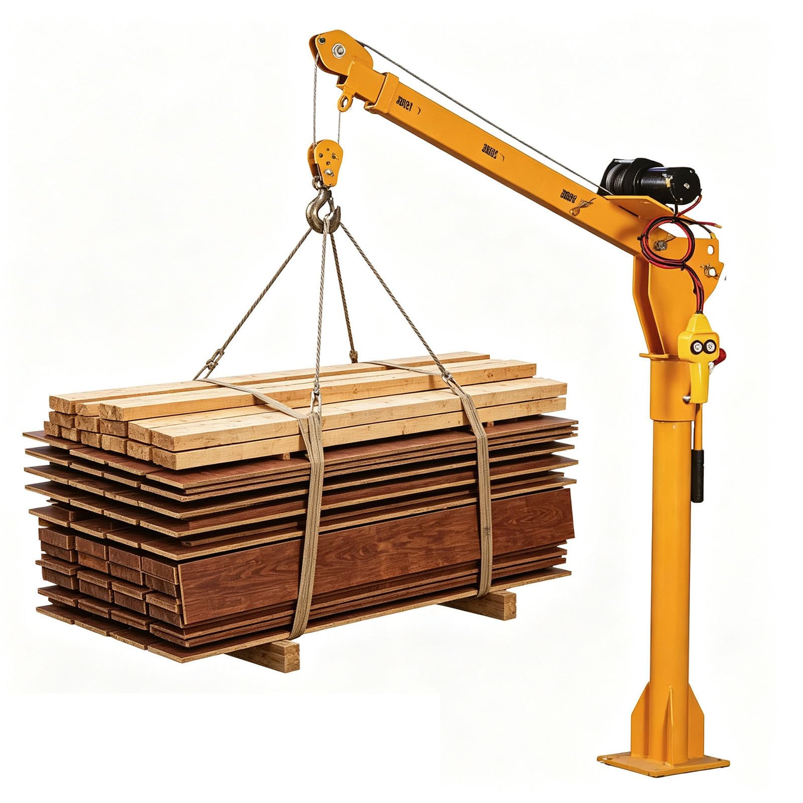 Grue à Moteur électrique 12 V, Palan Télescopique Robuste De 500 Kg