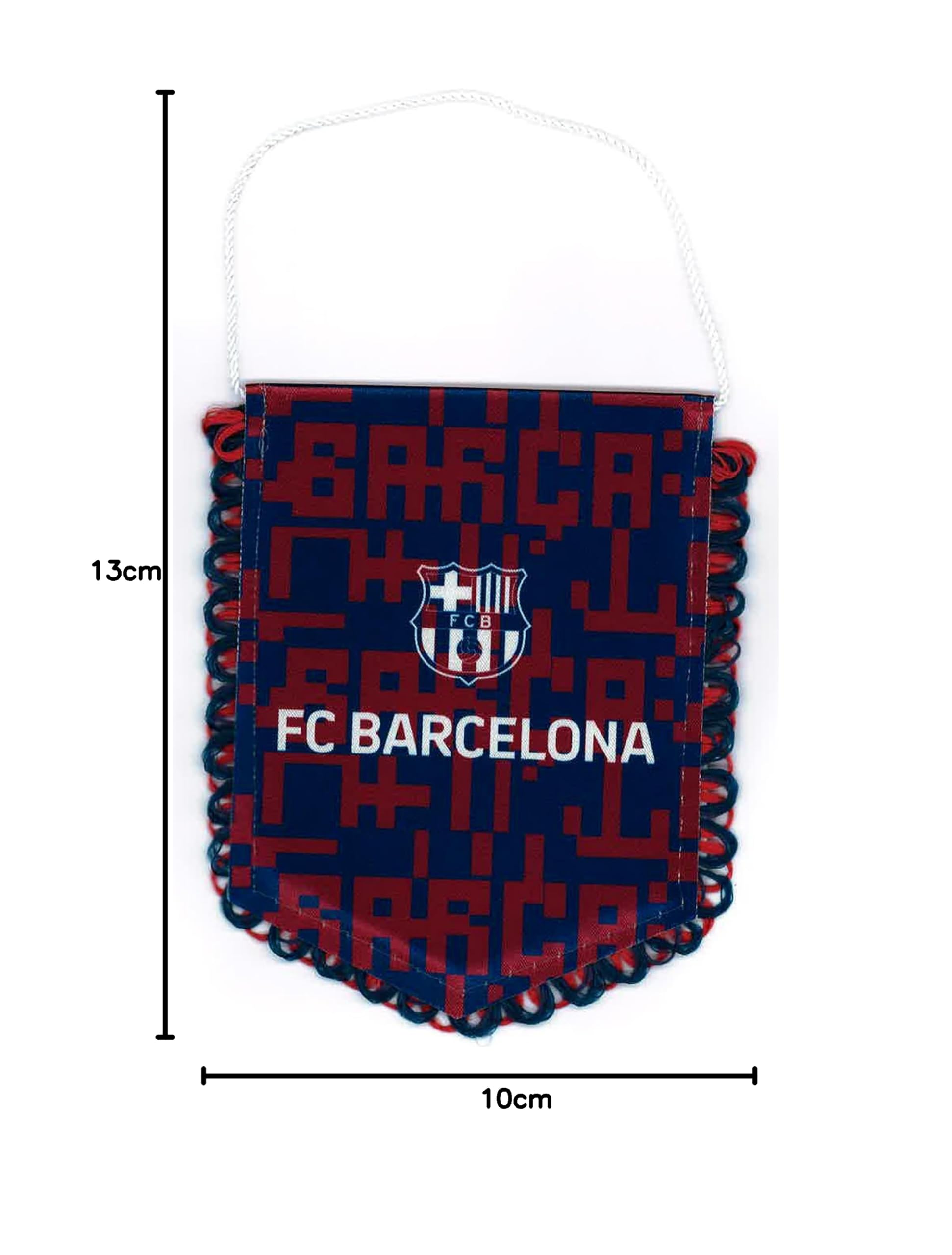 Proporczyk Barça - oficjalna kolekcja FC Barcelona, rozmiar 13 x 10 cm