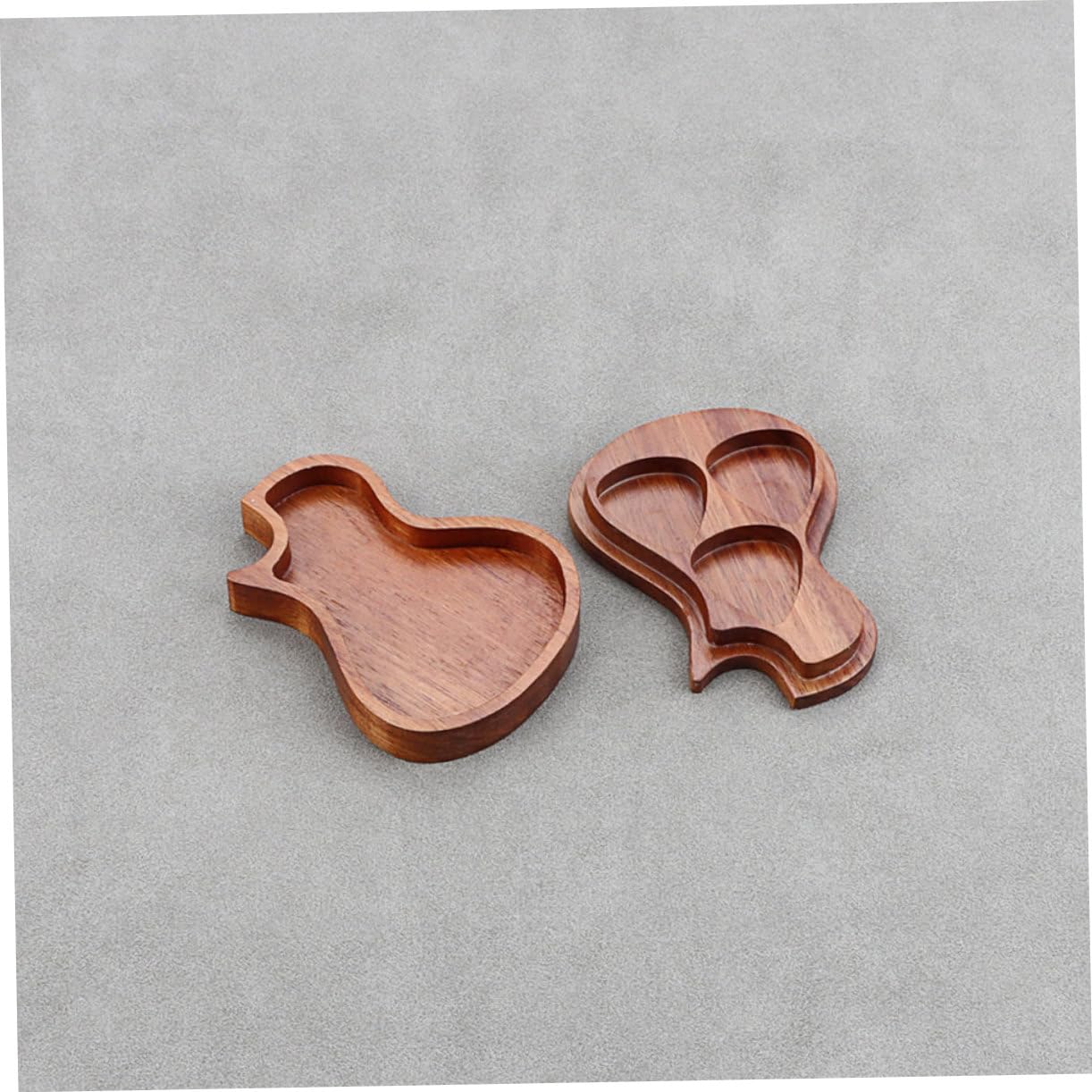 BESTonZON 4 Stück Pick-Box Behälter für Gitarrenteile Plektrumhalter für Gitarre Gitarrenzubehör Guitar Pick Holder Gitarrenplektrum-Halter Aufbewahrungsorganisator Speicherhalter Holz