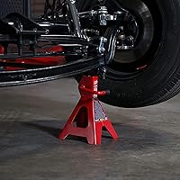 Vista 7 de BIG RED T42202 Torin Steel Jack Stands: Capacidad de 2 toneladas (4,000 lb), rojo, 1 par