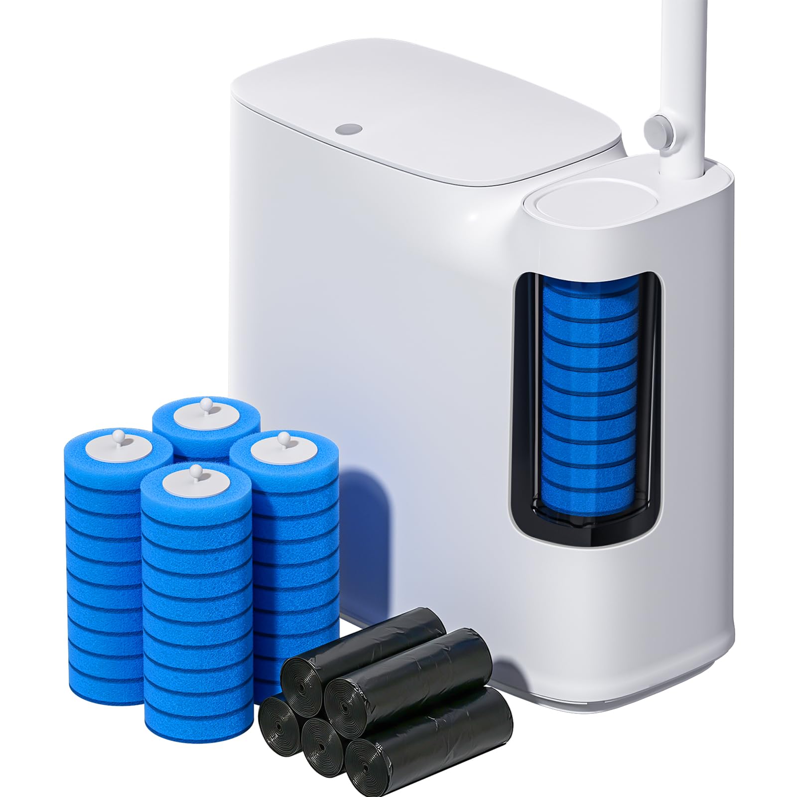 Photo 1 of MOPUP 3-in-1 Toilet Brush & Trash Can System