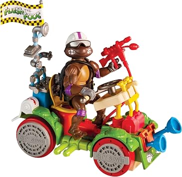 TEENAGE MUTANT NINJA Turtles Toilet Taxi with Donnie by Playmates Toys