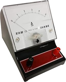 GSC International 4-130910 DC Ammeter, 0-5 amp, Red