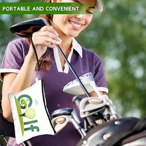 Miniatura 5 de 24 bolsas de regalo de golf, bolsas de cosméticos de golf, accesorios de golf para mujeres y hombres, bolsa de golf inspiradora con cremallera,