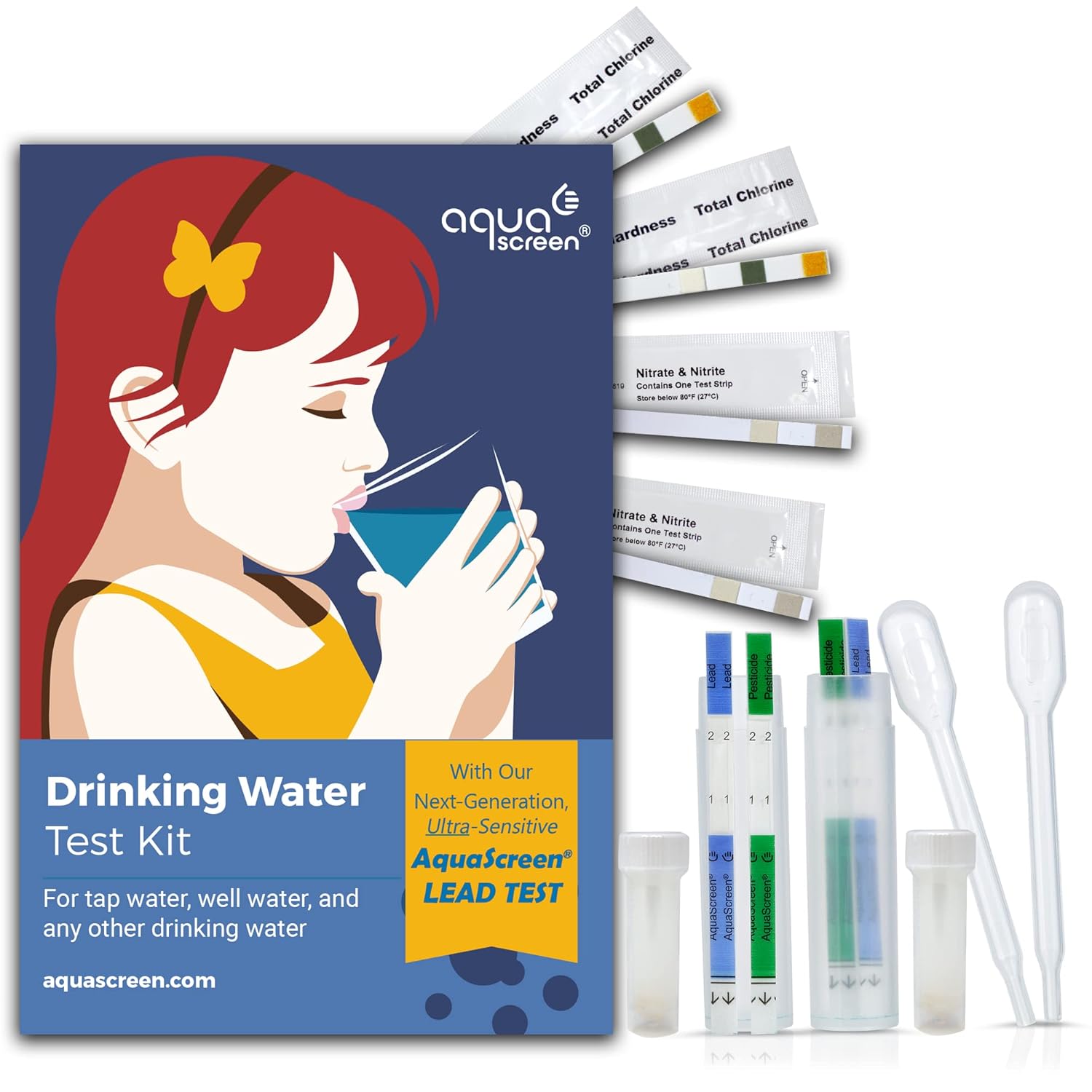 Premium Drinking Water Test Kit for Well and Tap Water 10PACK
